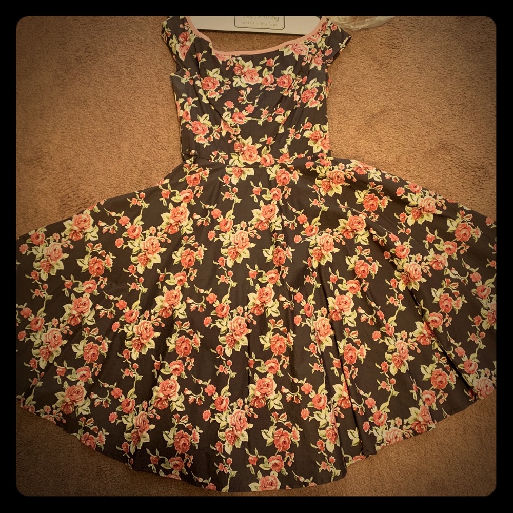 Vintage floral dress